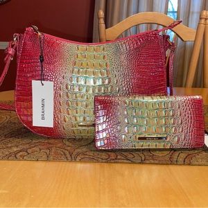Brahmin Dragonfruit Shayna And Ady Wallet